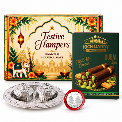 Oval Kumkum Dish Gift Hamper