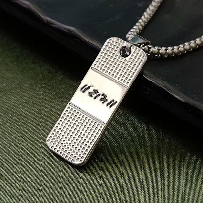 Silver Plated Ram Chain Pendant
