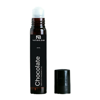 Application of chocolate attar roll on on pulse point for fresh scent