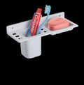 Soap Dish with Tumbler Holder – 3-in-1 Bathroom Organizer