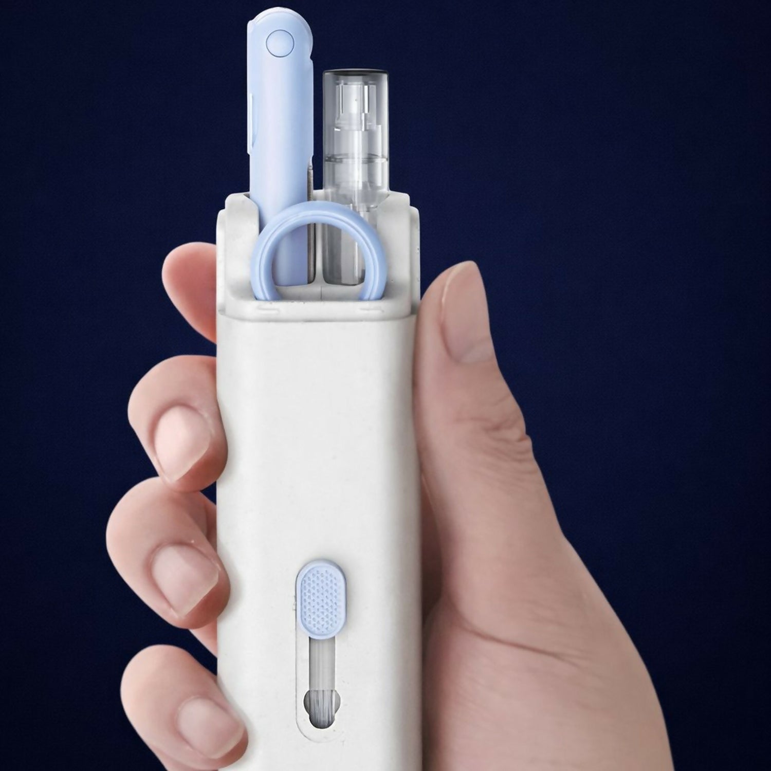 Blue 7 in 1 Electronics Cleaning Kit for Keyboard, Earbuds, Laptop & Mobile