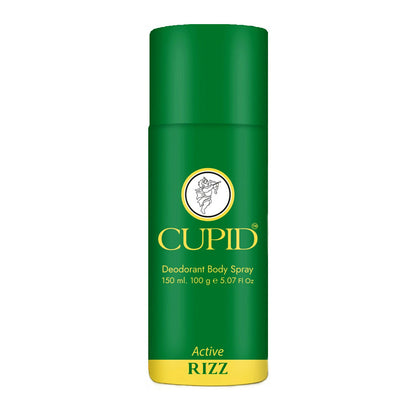 CUPID Deodorant Body Spray - RIZZ Active Fragrance for Men (150 ml)