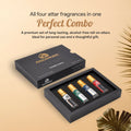 Non-Alcoholic Roll-On Attar Perfume Combo Set – Long Lasting 4 Fragrances