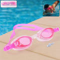 Swimming Goggles With Adjustable Clear Vision Anti-Fog Waterproof (1 Pc)