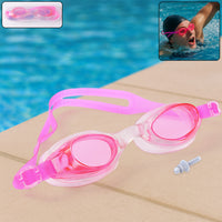 Swimming Goggles With Adjustable Clear Vision Anti-Fog Waterproof (1 Pc)