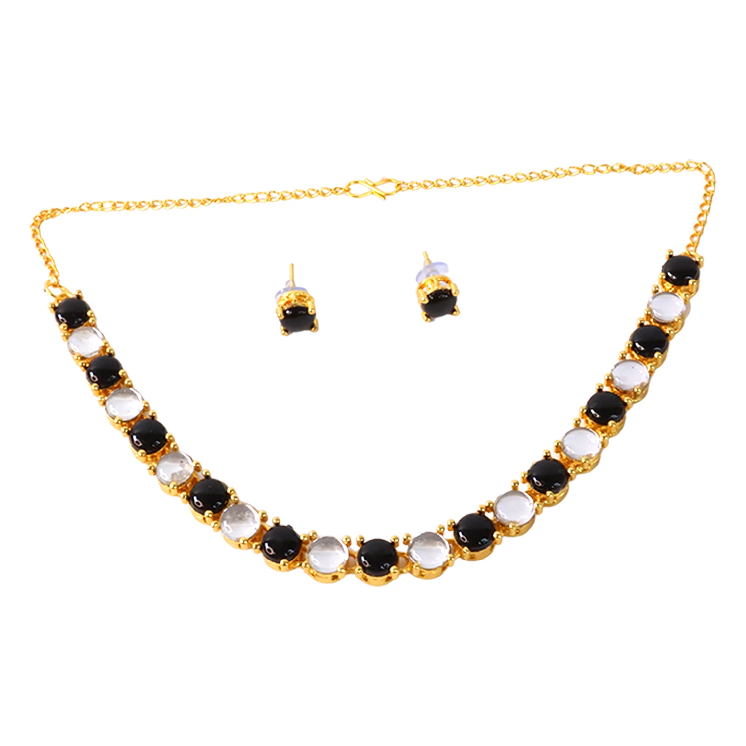 Stylish Fancy Party Wear Jewellery Gold Plated Jewellery Set for Women