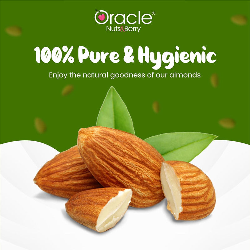 Oracle Roasted & Salted Premium Almonds Nutritious Dry Fruits Snack (200gm)