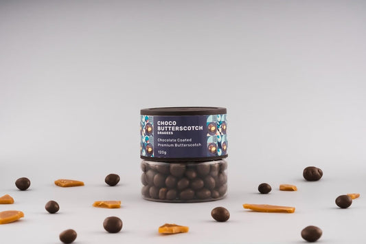 Oracle Nuts & Berry Choco Butterscotch Dragees – Premium Chocolate Coated Butterscotch Treats (120gm)