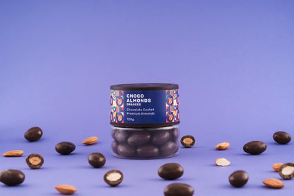 Oracle Nuts & Berry Choco Almonds Dragees – Chocolate Coated Premium Almonds (120gm)
