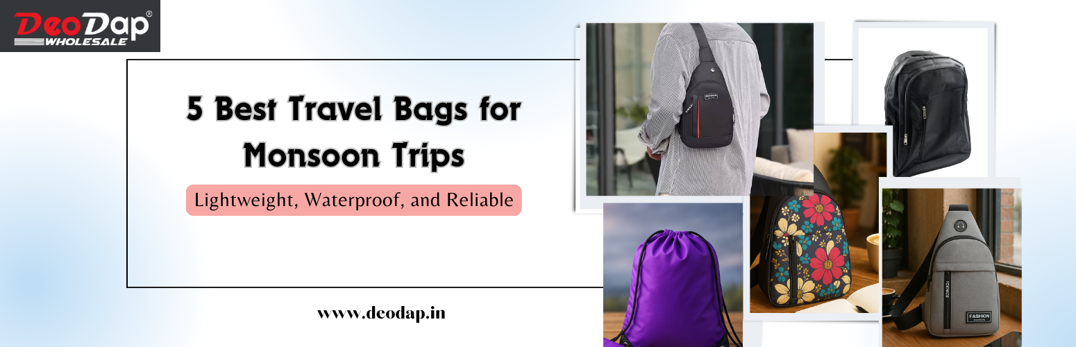 5 Best Travel Bags for Monsoon Trips – Lightweight, Waterproof, and Reliable