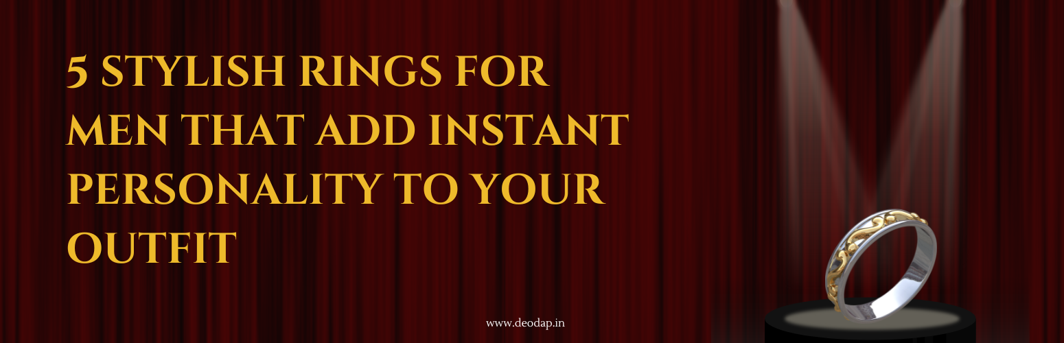 5 Stylish Rings for Men That Add Instant Personality to Your Outfit