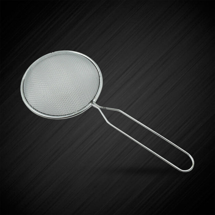 Mesh Strainer With Handle Stainless Steel Oil Strainer Ladle for Hot Pot Soup Home (1 Pc )