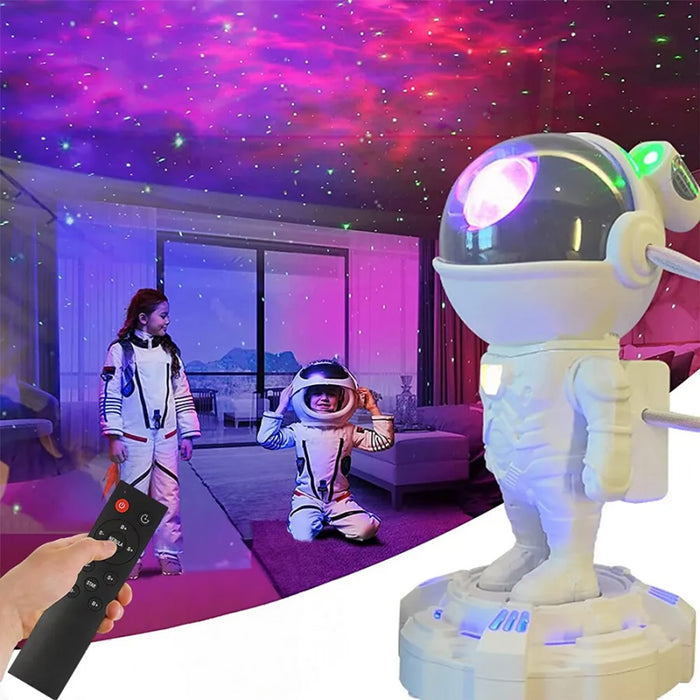 Robot Sky Space Stars Light Astronaut Galaxy Projector, Night lamp, Bedroom, Kids, Projector, Remote Control, Star Projector Will Take Children's to Explore The Vast Starry Sky for Adults, raksha bandhan, Diwali Gift