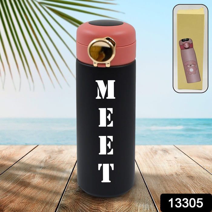 Customize Smart Vacuum Insulated Water Bottle with LED Temperature Display (450 ML Approx)