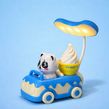 Kids Car Desk Lamp with Sharpener & 3 Light Modes
