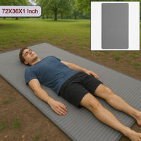 Foldable Roll-Up Sleeping Slim Mat – Lightweight Comfort Mattress 72x36x1Inch