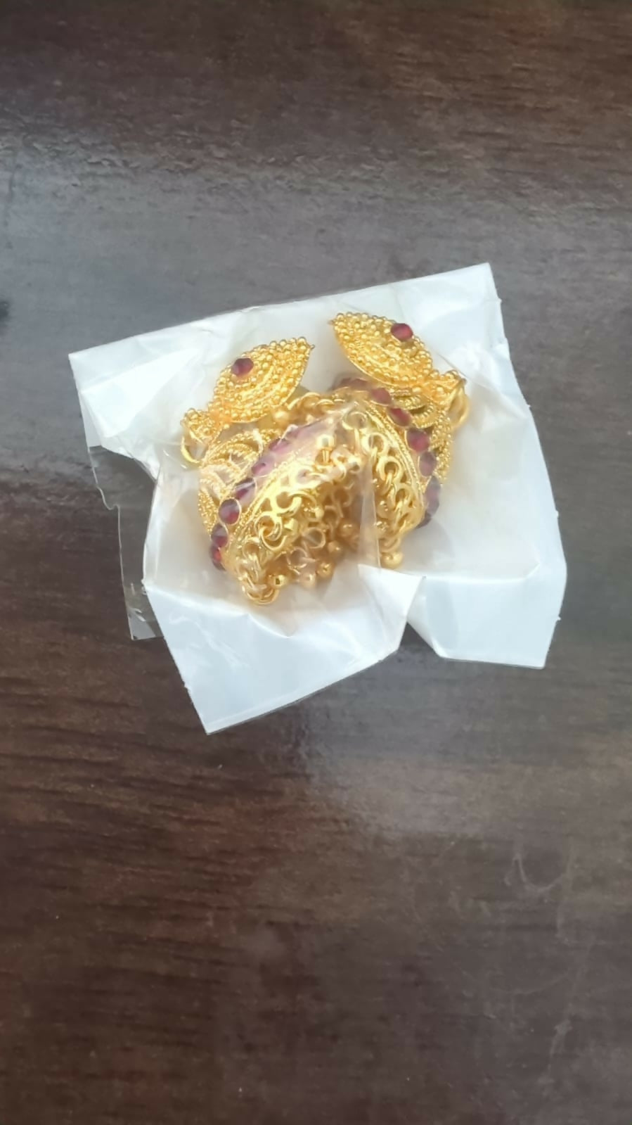 Elegant Gold Plated Jhumki Earrings for Women & Girls | Traditional Party Wear