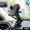 Car Mobile Holder – Adjustable 360° Suction Mount with One-Touch Lock