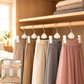 Adjustable Cloud Shape Pants Hangers with Clips for Trousers & Skirts (5 Pc)