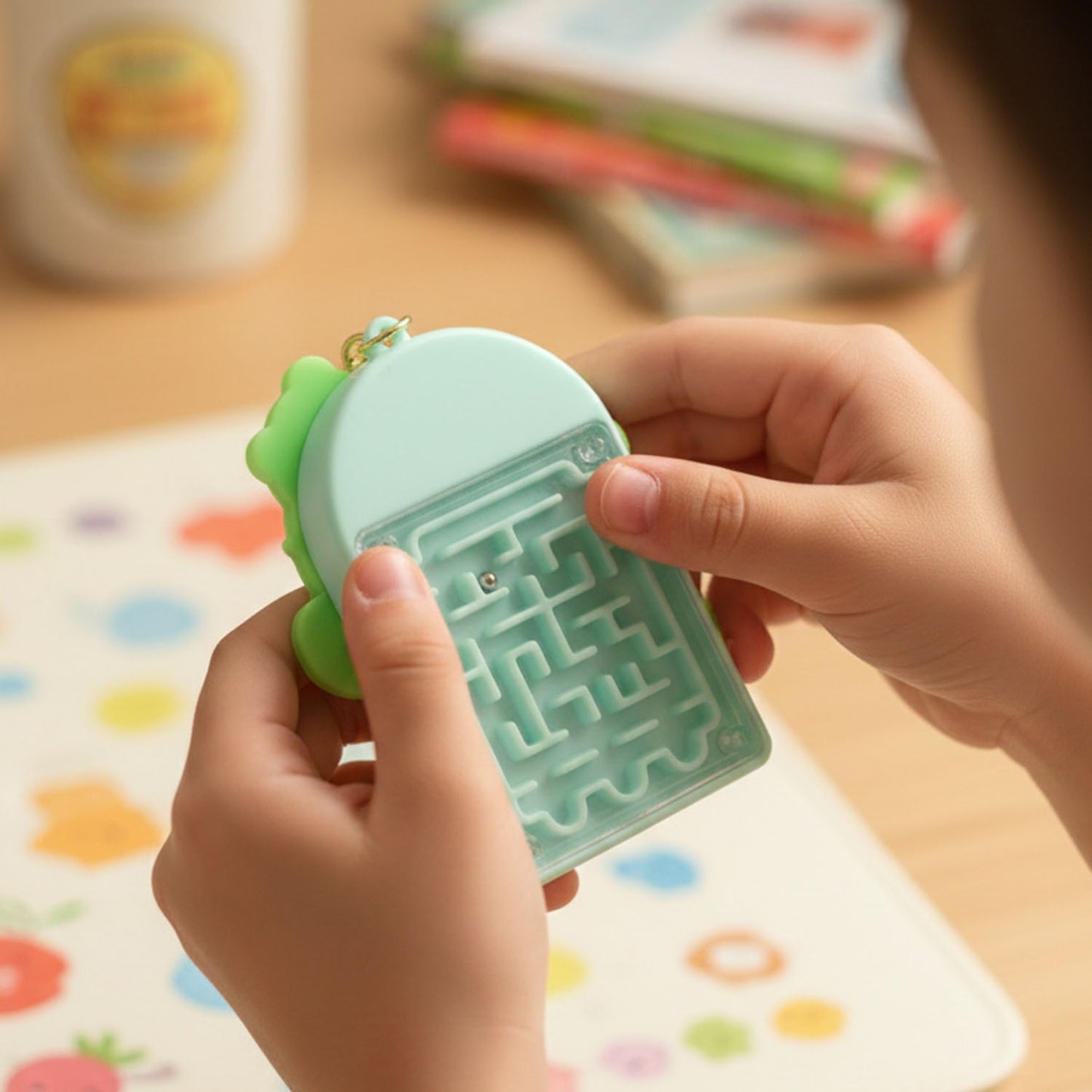 Cute Frog Cartoon Calculator Keychain with Mini Digital Display (1 Pc)