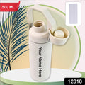Insulated Stainless Steel Water Bottle – 500ml Leakproof Travel Flask