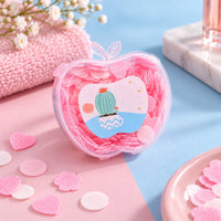 Apple Shape Paper Soap for Travel, Portable Hand Wash Soap Sheets Box (1 Pc)