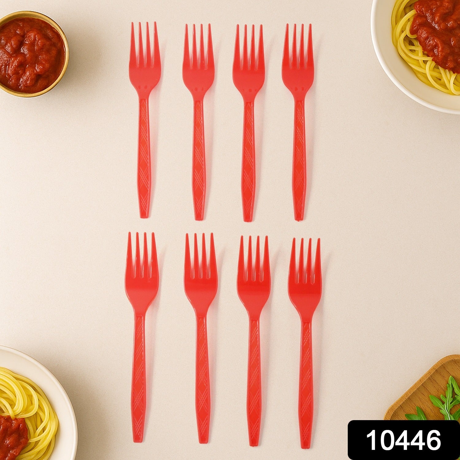 Premium Disposable Plastic Forks (1 Pc)