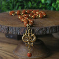 Om Trishul Rudraksha Necklace – 54 Beads | Spiritual Power | BBJ
