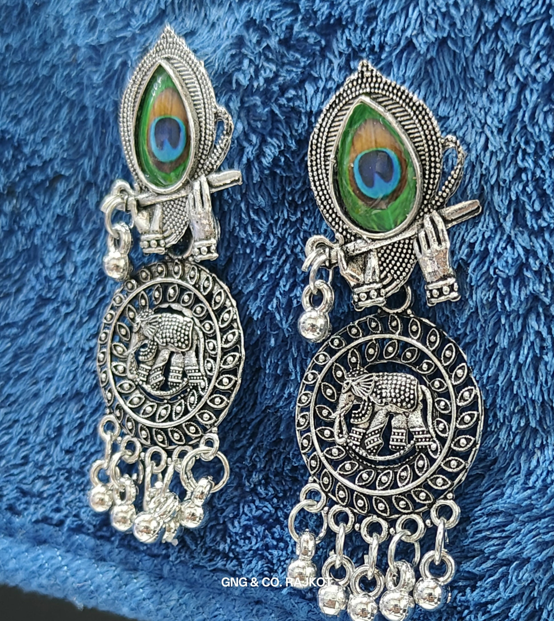 Silver Jhumka Earrings
