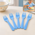 Reusable Plastic Forks – 5-Piece Heavy Duty Set | Serve Stellar