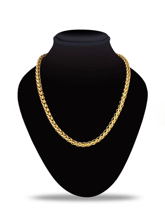 Gold Plated Rope Chain For Men and Women (Thick)