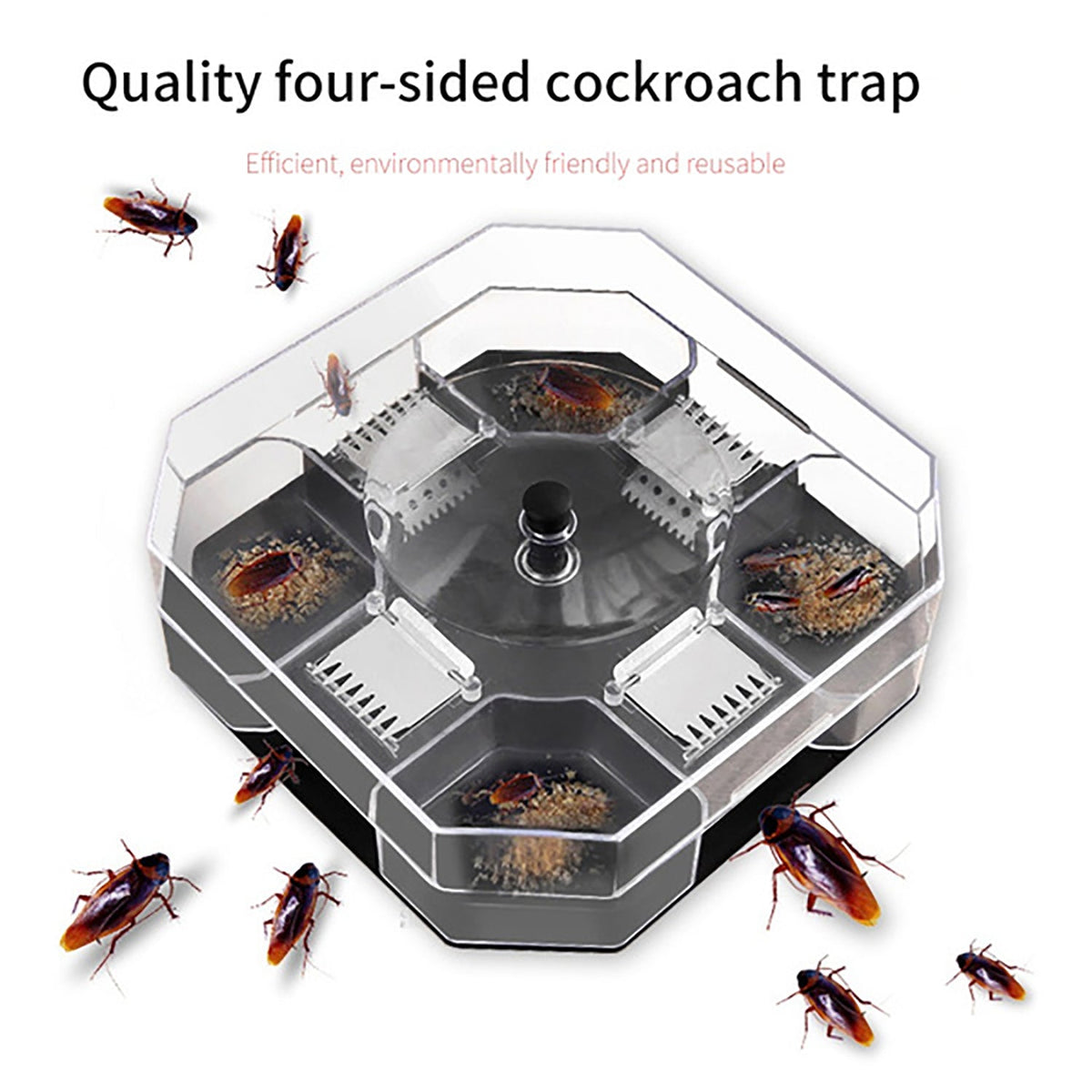 Cockroach Trap Box – Reusable Pest Killer for Home