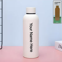 Customize Stainless Steel Double Wall Vacuum-Insulated Drink Water (White / 500 ML Approx)