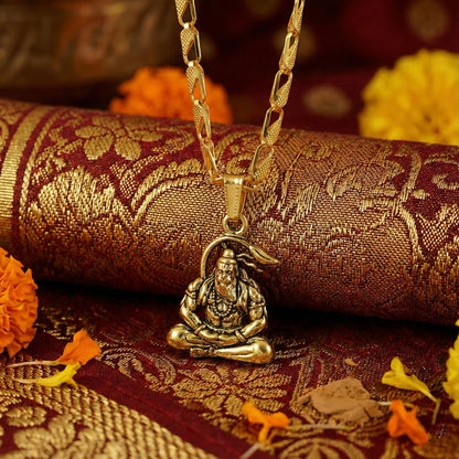 Hanumanji Pendant with Chain – Divine Blessings Necklace