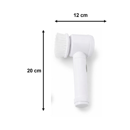 5 in 1 Electric Cleaning Brush Rechargeable Spin Scrubber for Bathroom (1 Set)