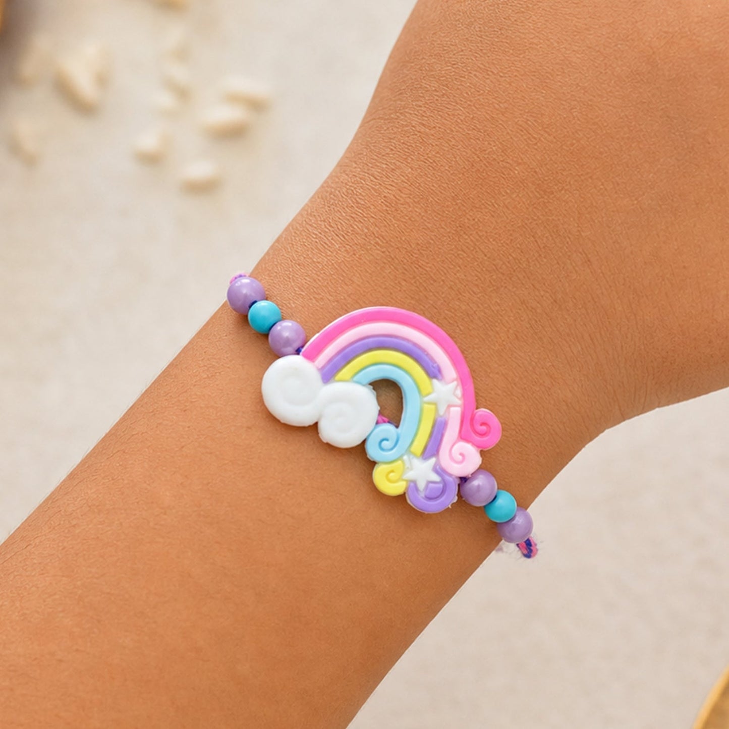 Rainbow Cloud Kids Rakhi Design for Raksha Bandhan Celebration (5pcs)