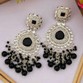 Oxidized Silver Chandbali Earrings – Elegant Traditional Jewelry