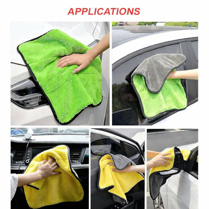 Microfiber Cleaning Cloth Pack Of 3 for Car Care Home Cleaning and Detailing Use