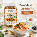 Oracle Honey Coated Muesli – Wholegrain Oats & Nuts for Healthy Breakfast