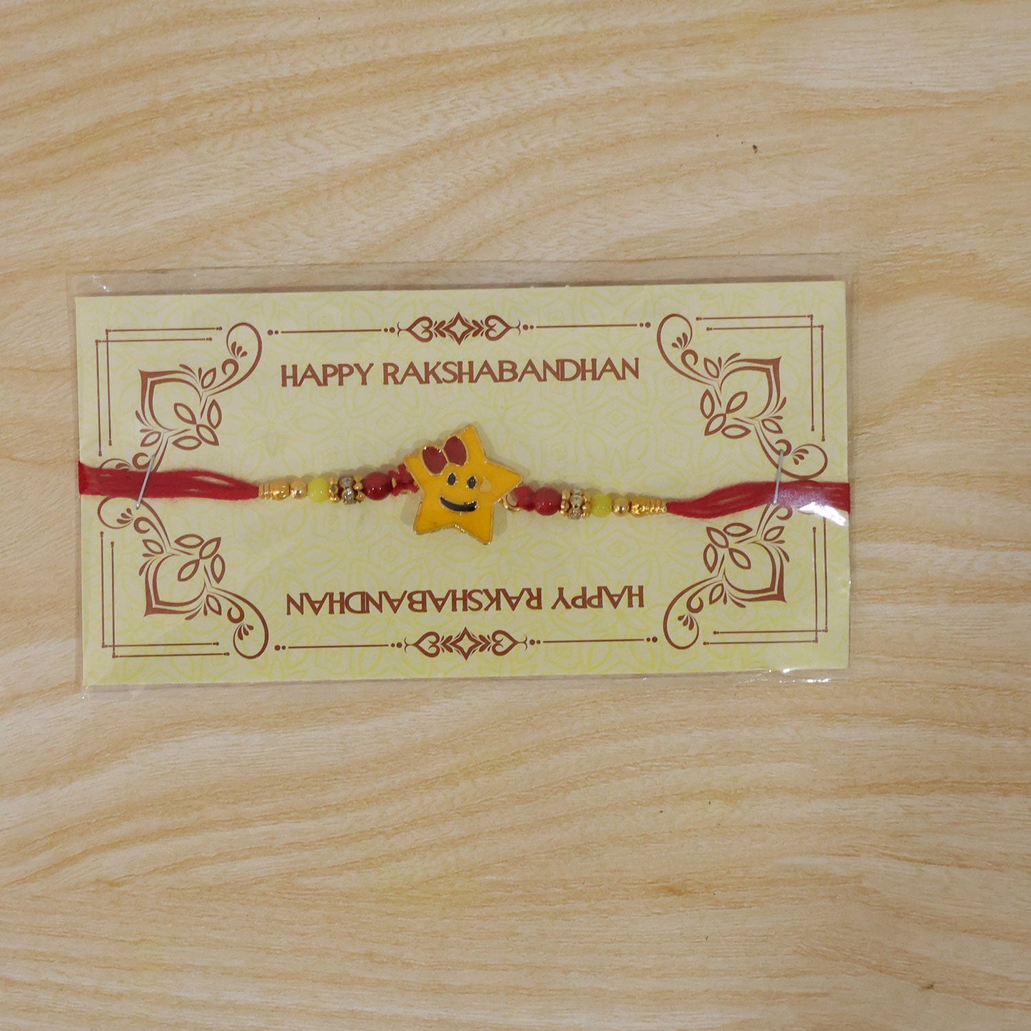 Smiley Star Rakhi Comfortable Kids Rakhi for Raksha Bandhan (10pcs)