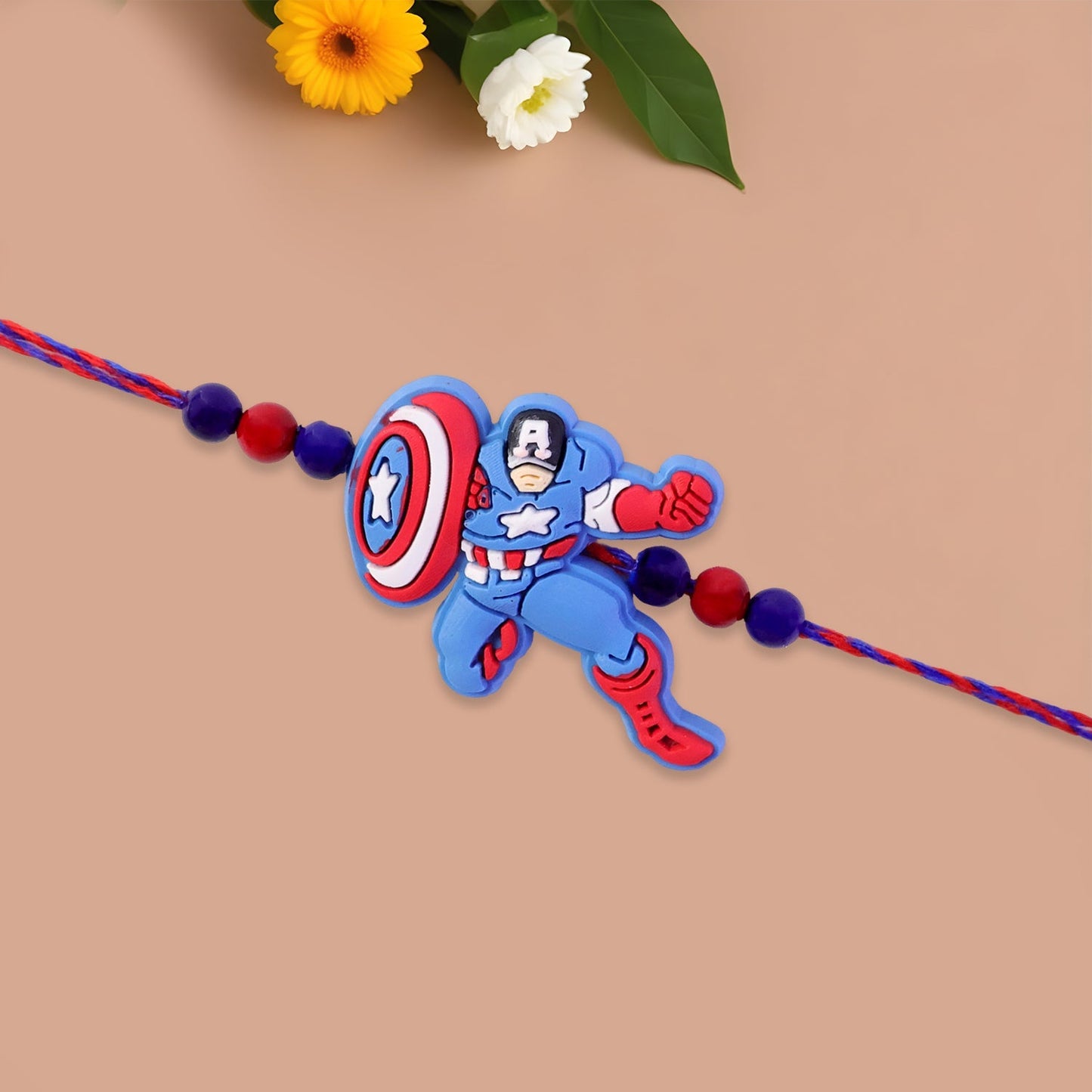 Superhero Character Kids Traditional Rakhi for Brother (5pcs)