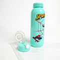 Kids Plastic Water Bottle with Straw & Flip Lid, 750ml, Green