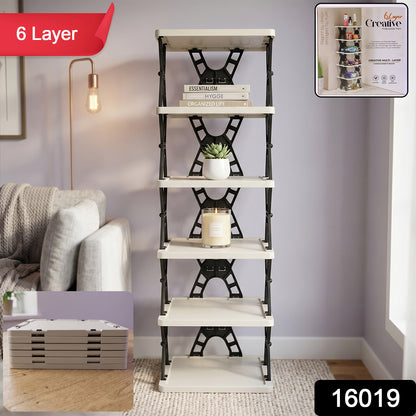 multipurpose 6 tier home organizer rack