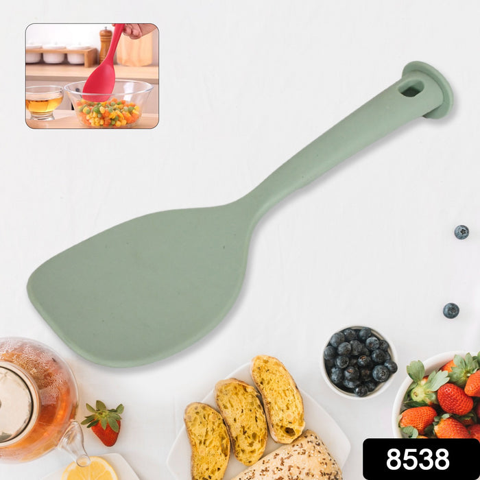 Silicon Serving Spoon Non-stick Household Kitchen Utensils High Temperature Resistant Kitchen Tool (1 Pc)