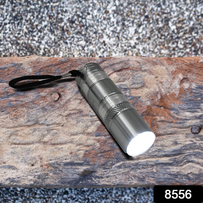 Portable Mini Torch / Flashlight LED Powerful High Lumens Pen Light Easy To Carry, Portable Pocket Compact Torch for Emergency 3 Battery operated (Battery not included / 1 pc)