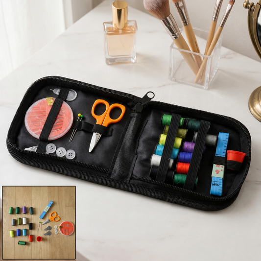 Mini Sewing Kit – 33 Pc Portable Stitching Set | FreshAura Homeware