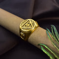 Masonic Eye Ring – Durable Stainless Steel Punk Style for Men