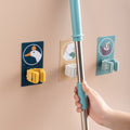 Self Adhesive Mop Holder – Wall Mounted Organiser | Velvet Organizers