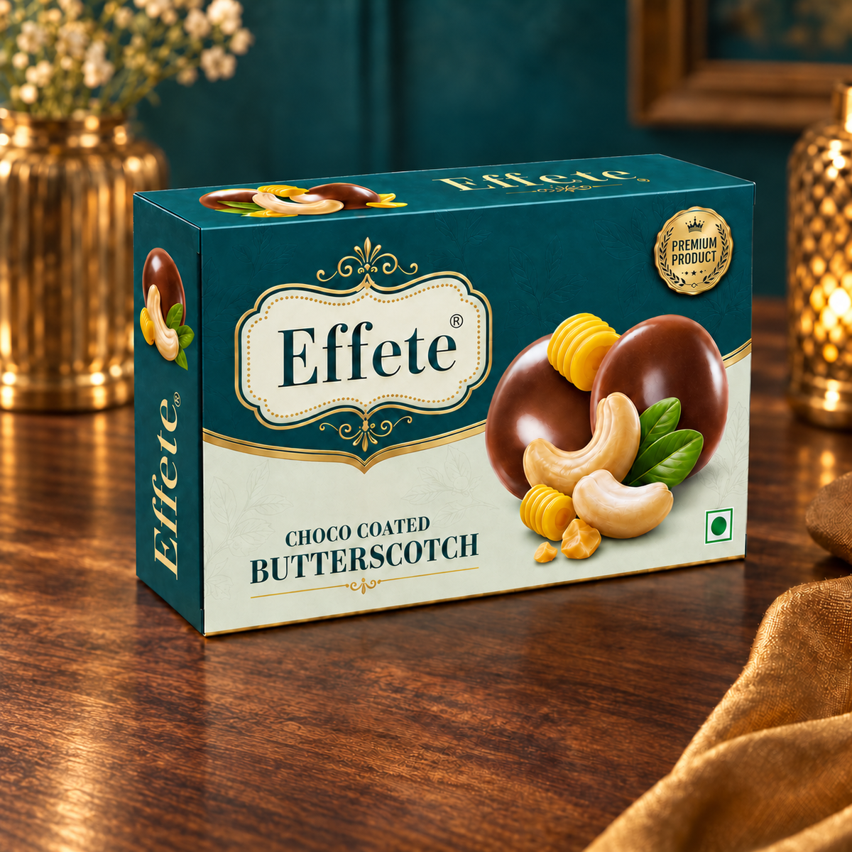 Effete Butterscotch Chocolate – Premium Coated Treat 32 Gm