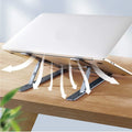 Portable Laptop Stand – 6-Angle Metal Riser for Desk | Wiregenix